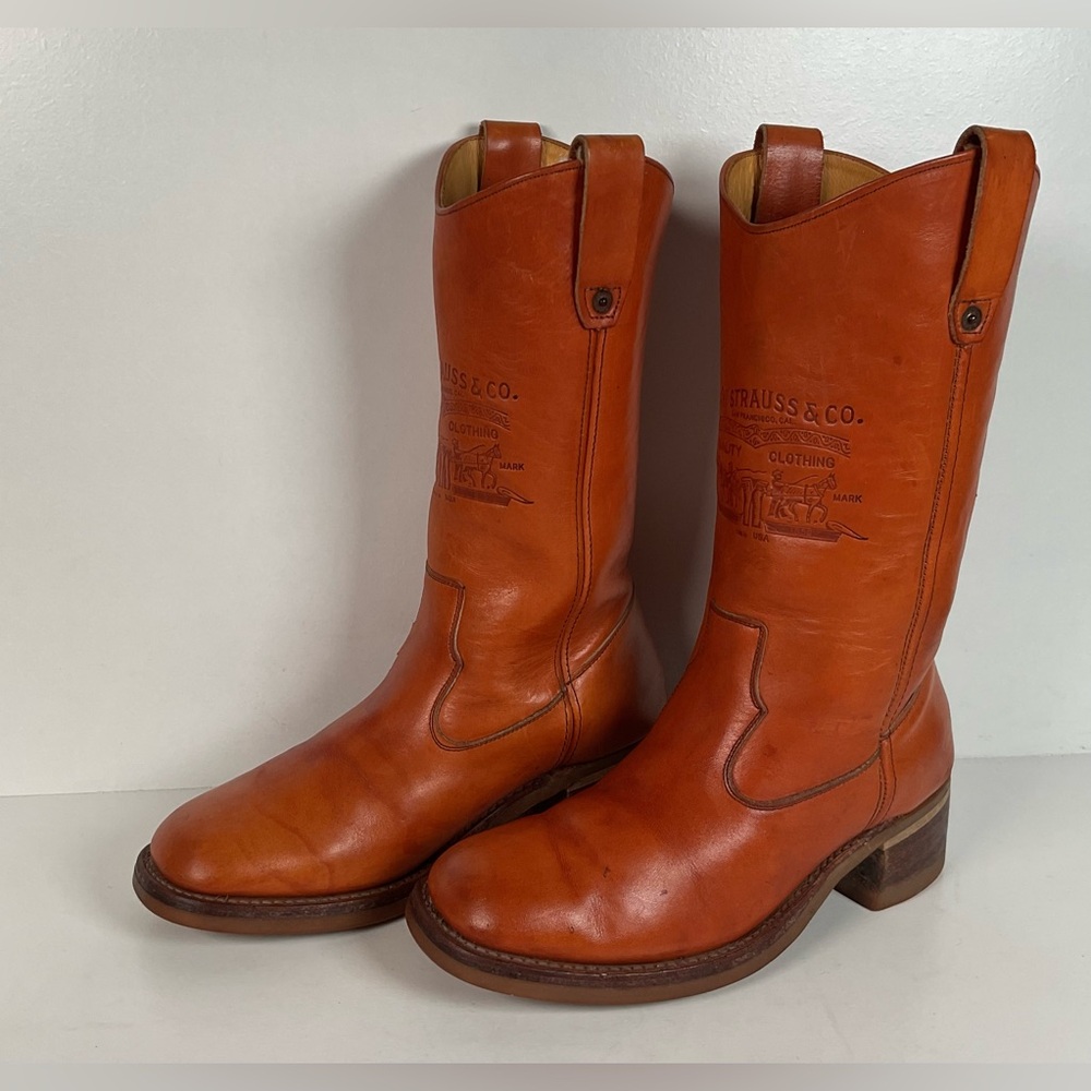 Vintage Levi’s Campus Western Boots | Chunky | USA Made | Men’s 8.5 M